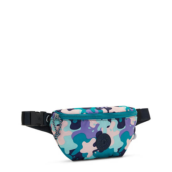 Kipling Fresh Lite Printed Heuptasjes Groen | BE 1005UZ